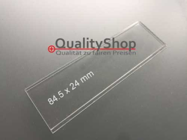 Namenschild BL50 Plexiglas